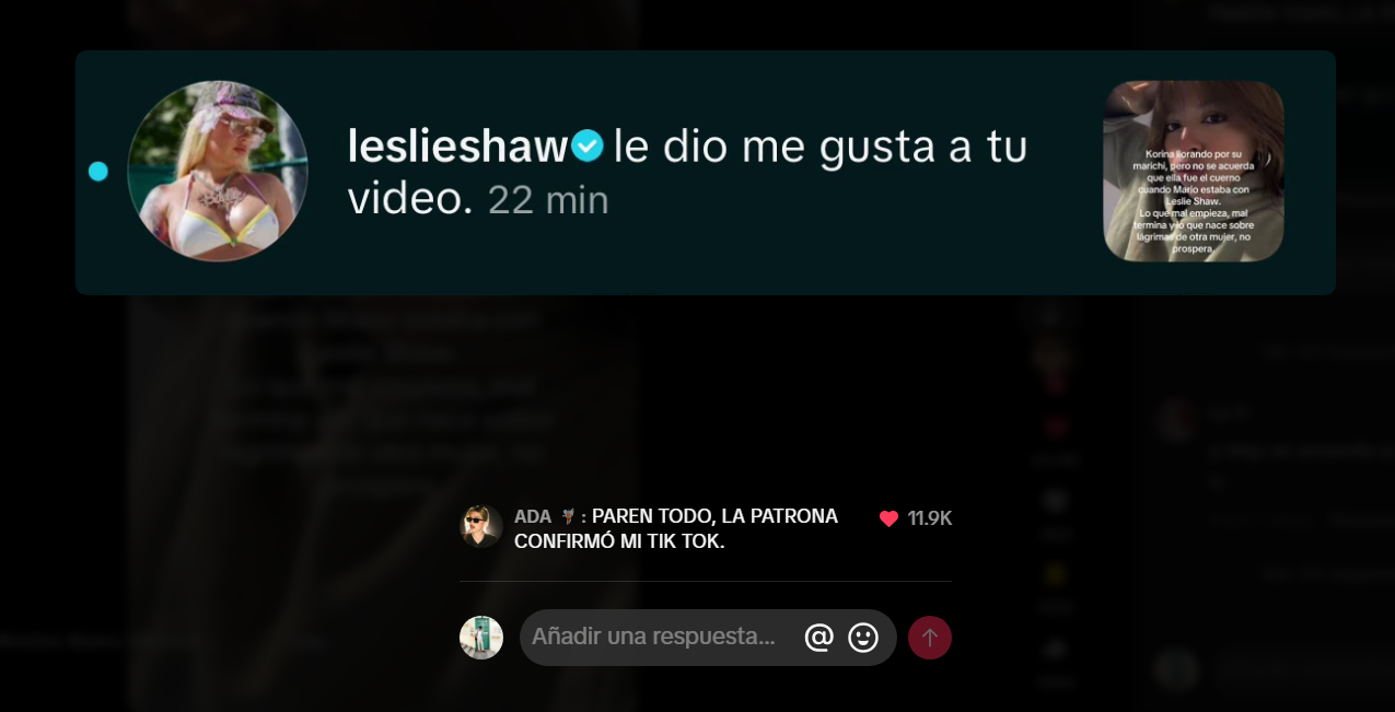 �Leslie confirma infidelidad de Mario Hart?