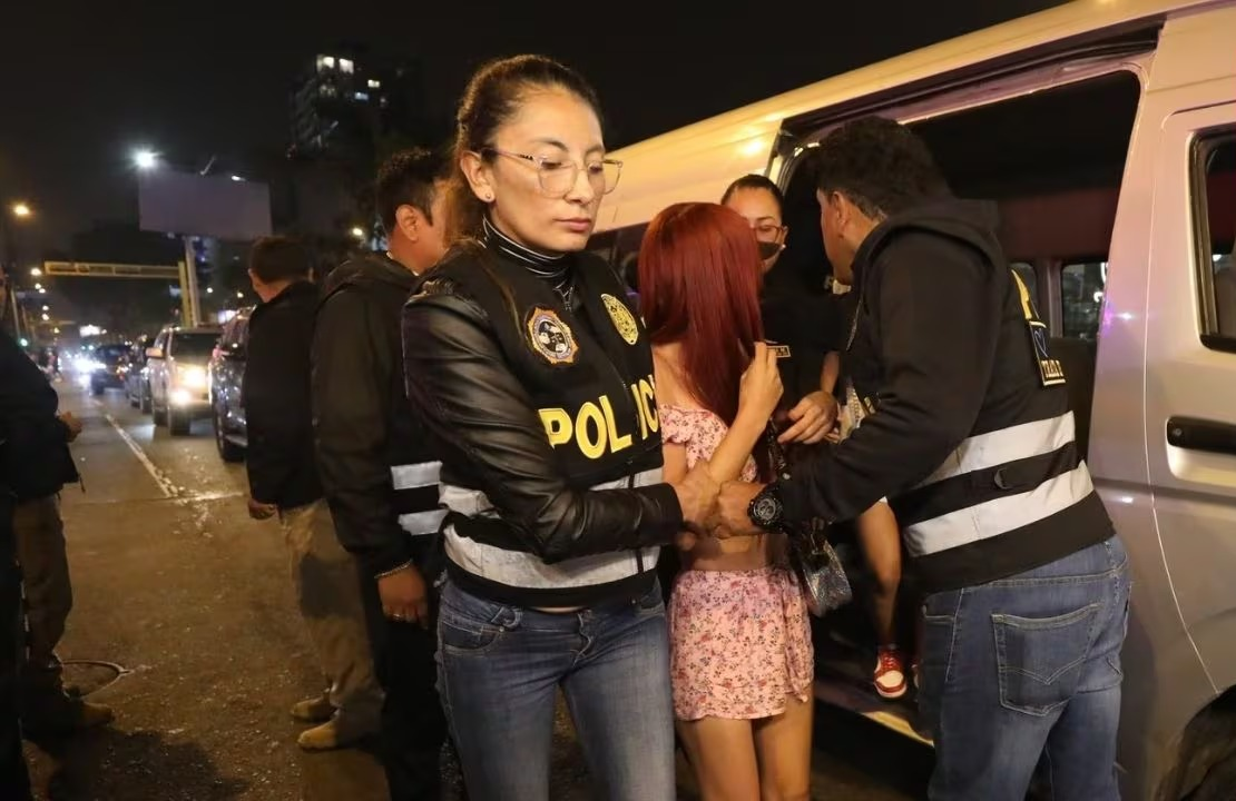 Imagen referencial de operativo en sectores de trabajoras sexuales