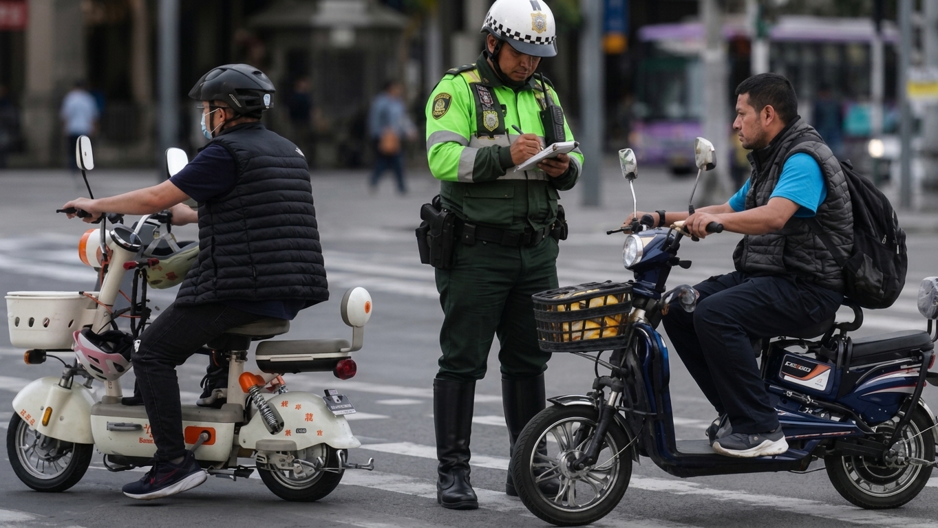 Se abrir� un proceso de regularizaci�n motos el�ctricas que no cumplan con los requisitos