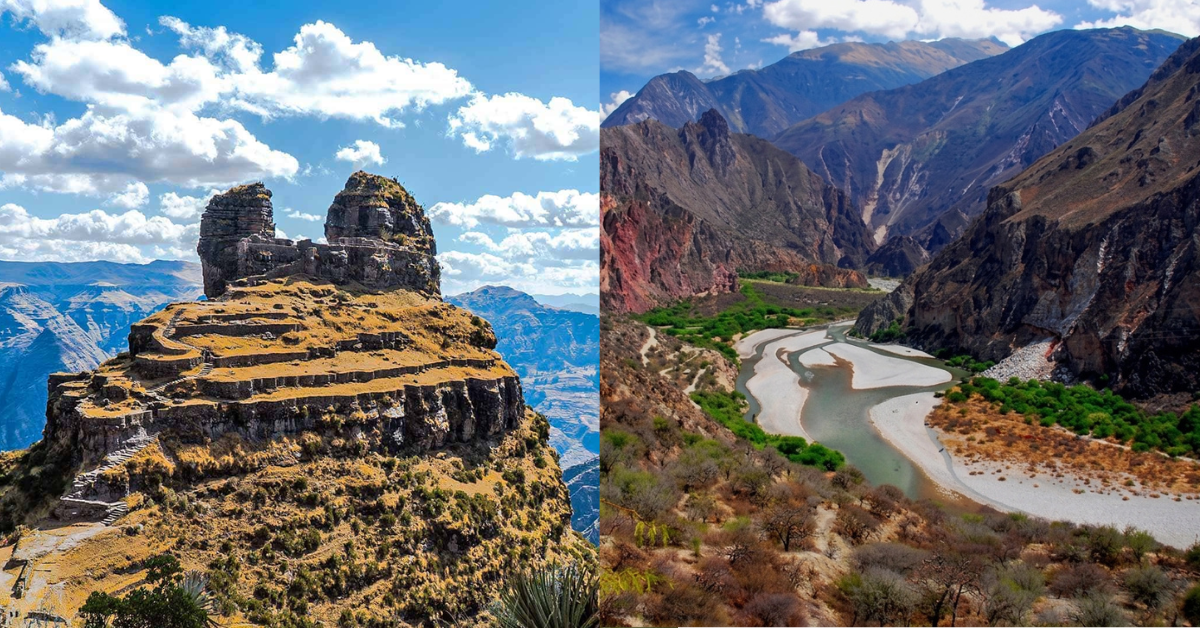 Conjunto arqueológico incaico Waqrapukara y cañón del río Apurímac