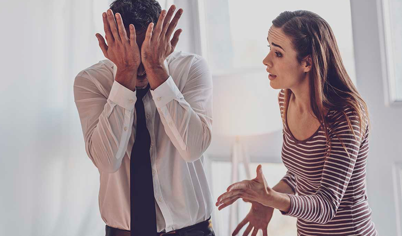 Peleas constantes en la relación.