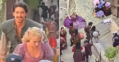 Rodaje de Enredados en Espa�a