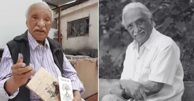 Muere reconocido poeta Leoncio Bueno Barrantes a los 106 a�os