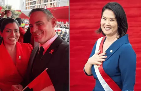Leslie Echavarr�a aclara por qu� asisti� a Palacio de Gobierno y la Parada Milit