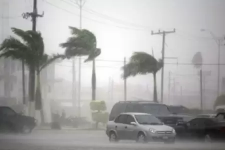 Vientos fuertes en Lima
