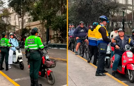 PNP multar� a veh�culos el�ctricos que circulen por ciclov�as.