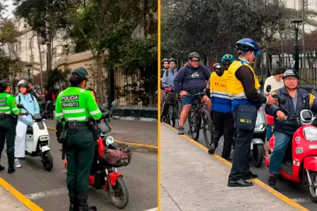 PNP multar� a veh�culos el�ctricos que circulen por ciclov�as.