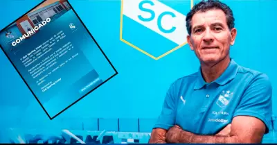 Sporting Cristal anunci� salida de Gustavo Zevallos tras eliminaci�n en Copa Sud