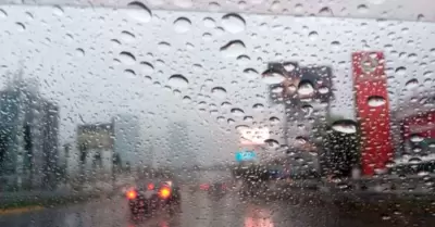 Lima amaneci� con intensa lluvia esta madrugada.