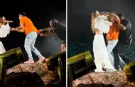 Karol G vivió tenso momento tras ser sujetada por un fan durante su concierto en Toronto