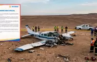 Empresa Aerodiana emite comunicado tras accidente aéreo en Nasca que dejó 13 fallecidos