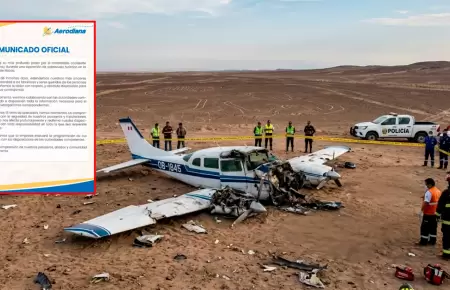 Esto dijo la empresa a�rea luego del fat�dico accidente que dej� 13 fallecidos.