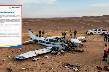 Esto dijo la empresa a�rea luego del fat�dico accidente que dej� 13 fallecidos.