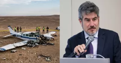 Rogers Valencia, titular del Mincetur, asisti� al sector del accidente de la avi