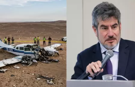 Rogers Valencia, titular del Mincetur, asisti� al sector del accidente de la avi
