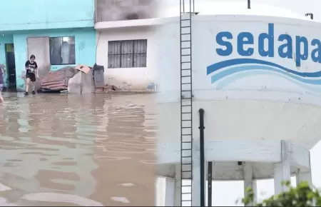 Sedapal se pronunci� ante los aniegos en distritos del sur.