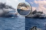 Incendio en ferry deja cinco muertos y 41 desaparecidos tras emergencia con más de 200 pasajeros