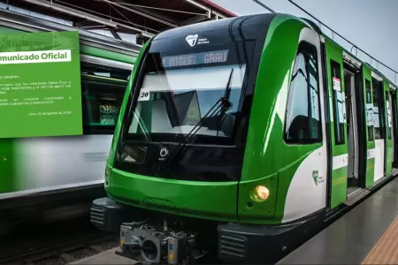 El servicio del Metro de Lima fue reanudado.