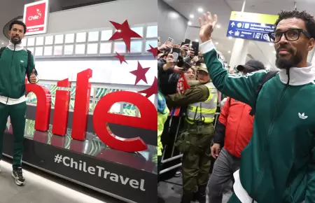 Tras una larga espera, el arquero caboverdiano arrib� en Chile.
