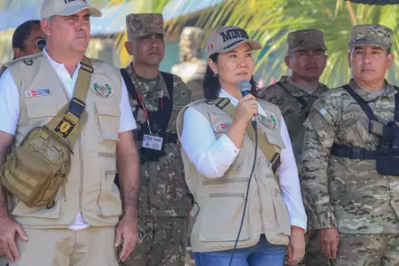 Keiko Fujimori confirma que las Fuerzas Armadas patrullar�n las calles y el tran