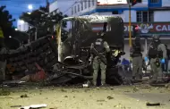 �Alarmante! Atentado con cami�n bomba deja 11 heridos en Colombia a d�as del cambio presidencial