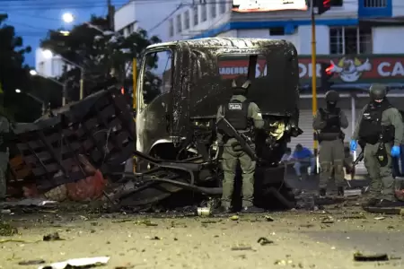 Atentado con bomba deja 11 heridos en Colombia