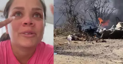 Andrea San Mart�n revela p�rdida en accidente de Nasca