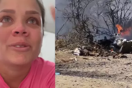 Andrea San Mart�n revela p�rdida en accidente de Nasca
