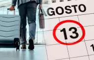 Confirman d�a no laborable el 13 de agosto del 2026: �Qui�nes ser�n beneficiados y cu�l es el motivo?