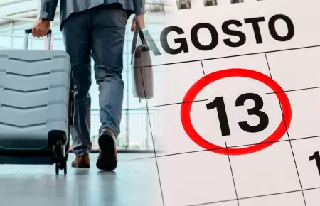 D�a no laborable este 13 de agosto.