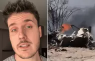 Influencer IMPACTA con relato de su experiencia en avioneta turística de Nasca que se estrelló y dejó 13 muertos