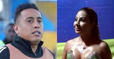 Pamela fue multada por seguir hablando de Christian Cueva