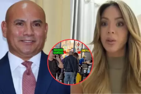 Sheyla Rojas habla sobre sus salidas con pol�tico Joaqu�n Ram�rez
