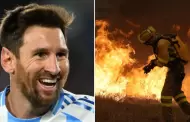 Lionel Messi dona millonaria suma para ayudar a Madrid tras los incendios en Sierra Oeste
