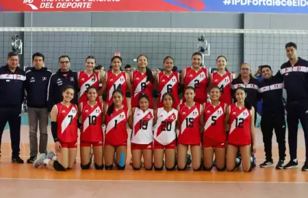Mira la programaci�n completa de Per� en el Mundial de Voley Sub 17