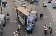 Policía habría hecho correr a dos choferes intervenidos para "salvarse" de la papeleta: "¿El que llega último pierde"?