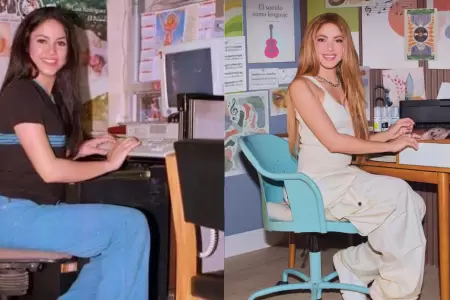 Shakira actualiza su ic�nica foto que se volvi� meme viral