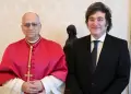 Javier Milei saluda la llegada del Papa Le�n XIV a Argentina entre el 8 y 11 de noviembre