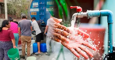 Sedapal anuncia corte de agua en Lima.
