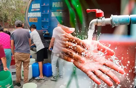 Sedapal anuncia corte de agua en Lima.
