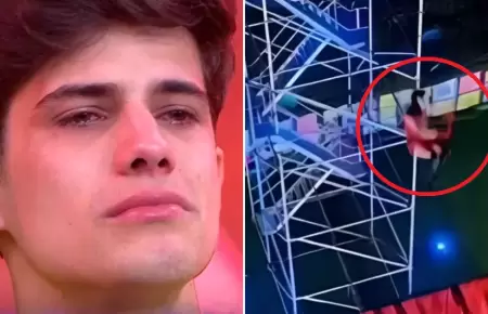 Kevin D�az sufre fuerte ca�da en 'Esto es Guerra'