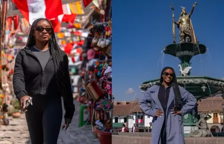 Simone Biles visit� el Cusco y Valle Sagrado durante su estancia en el Per�