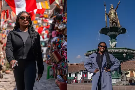 Simone Biles visit� el Cusco y Valle Sagrado durante su estancia en el Per�