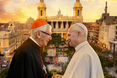 Cardenal Carlos Castillo y el Santo Padre