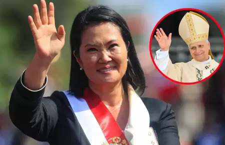 Keiko Fujimori se pronuncia ante llegada del papa Le�n XIV