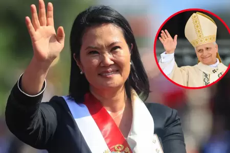 Keiko Fujimori se pronuncia ante llegada del papa Le�n XIV