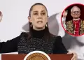 Presidenta de M�xico Claudia Sheinbaum insistir� en invitar al papa Le�n XIV