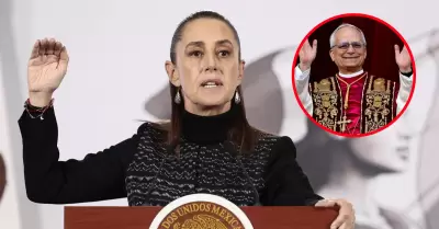 Claudia Sheinbaum se dirige al papa Le�n XIV