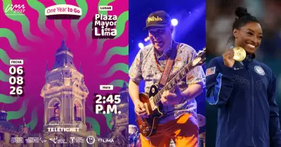Hoy, jueves 6 de agosto, se celebrar� el One Year to Go en la Plaza Mayor de Lim