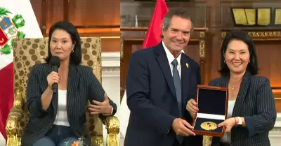 Keiko Fujimori recibi� a titulares de Panam Sports y garantiz� apoyo del Estado